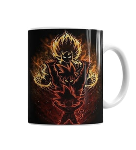 Goku Kaioken Evolution Kupa Bardak Porselen