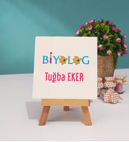 Biyolog Hediye Dekoratif Taş Baskı 