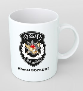 Kişiye Özel Özel Harekat Polisi Kupa Bardak