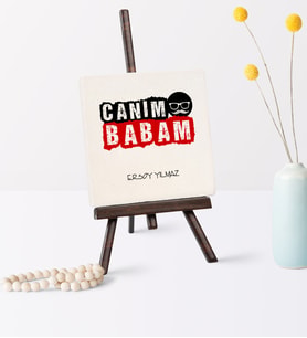 Babalar Gününe Özel Canım Babam Şovaleli Doğal Taş  5