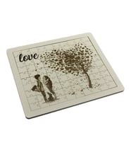 21x24cm 100 Parça Ahşap Puzzle Yap-Boz Love Sevgiliye