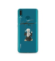 Salıncak Kız Tasarımlı Süper Şeffaf Silikon Telefon Kılıfı Huawei Y9 2019