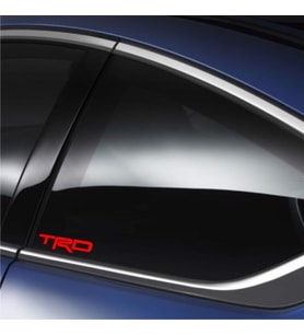 TRD Araba Arka Cam Araç Sticker Yapıştırma 2Adet