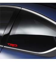 TRD Araba Arka Cam Araç Sticker Yapıştırma 2Adet