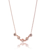 Beyaz Safirli Zincir Kolye - Rose