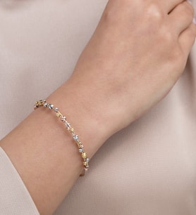 Mode Silver Dorika Toplu Rose Gold Gümüş Bileklik