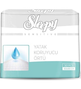 Sleepy Hasta Yatak Koruyucu 60*90Cm 30 Adet Tekli Pk