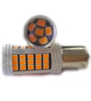 FEMEX Premium P21W-1156-BA15S-9W  Tek Duy Oto Led Sinyal Gündüz Ampulu Turuncu