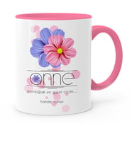 BK Gift Kişiye Özel Anne Anlamı Pembe Kupa Bardak  11