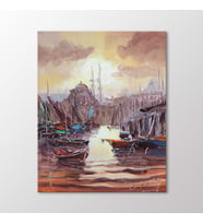 Arty Tablo Galata Köprüsü Tablo (Karışık)