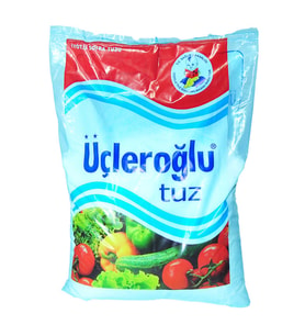 Üçleroğlu Yemeklik İyotlu Öğütülmüş Kalın Sofra Tuzu 1500 Gr