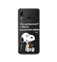 Snoopy Tasarımlı Süper Şeffaf Silikon Telefon Kılıfı Huawei PSmart 2019