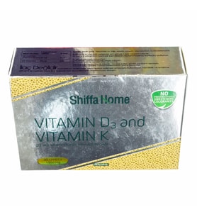 Aksuvital Shiffa Home D3 ve K Vitamini Yumuşak 1300 Mg x 30 Kapsül