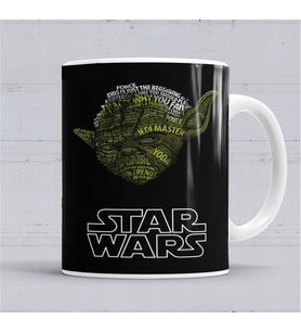 Star Wars Jedı Master Kupa Bardak Porselen