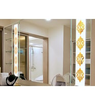 Dekor Süs BORDÜR  AYNA GOLD ALTIN 20 gold Pleksi Dekoratif BORDÜR  Ayna Antre 7*7cm Süs Duvar Tavan Dekoru MOBILYA