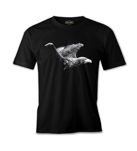 Kartal Siyah Erkek Tshirt