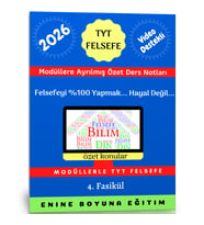 2026 TYT Felsefe Hazırlık Seti (4 Modül Kitap + Ders Videoları)