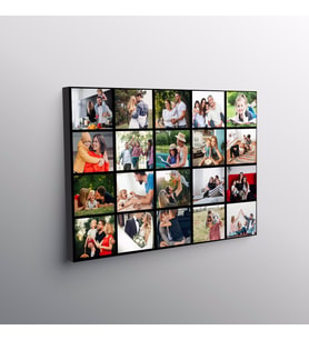 Kişiye Özel 20 Fotoğraflı Kolaj Canvas Tablo (30x45)