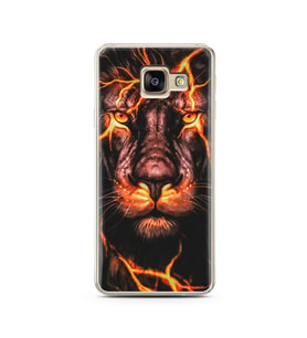 Aslan Neon Tasarım Süper Şeffaf Silikon Telefon Kılıfı Samsung A3 (2017)