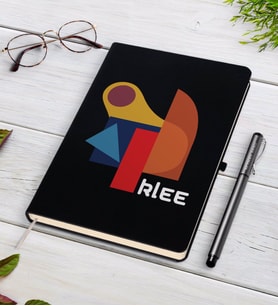 BK Gift Kişiye Özel Klee Tasarımlı Siyah Defter ve Kalem Hediye Seti
