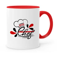 BK Gift Kişiye Özel Chef Kırmızı Kupa Bardak  5