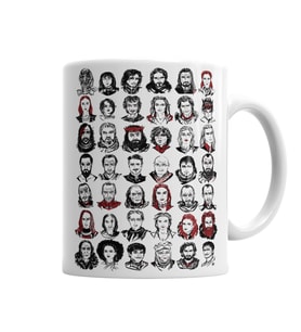 Game Of Thrones Faces  Kupa Bardak Porselen