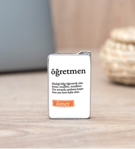 Öğretmen Kelime Anlamı İsme Özel Çakmak
