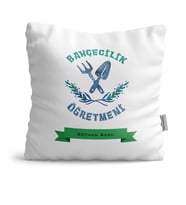 BK Gift Kişiye Özel Bahçecilik Öğretmeni  Yastık  2