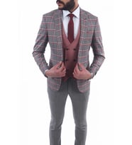 Kombinli Slimfit Drop 6 Takım Elbise