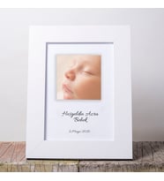 Yeni Doğan Bebek Özel Fotoğraflı 20x30 cm  ve Özel  Notlu Anı Çerçevesi