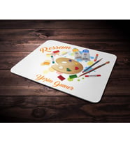 Kişiye Özel Ressam Tasarımlı Mouse Pad (Renksiz)