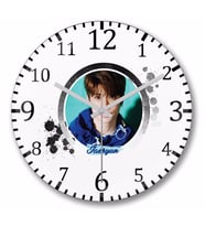 NCT 127 Jaehyun Duvar Saati Bombeli Gercek Cam