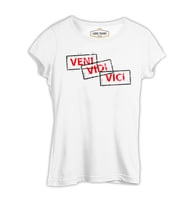 Veni Vidi Vici Beyaz Kadın Tshirt