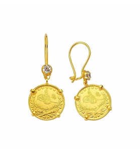 Reşat Küpe Çerçeveli 6.25 Gram 22 Ayar Altın