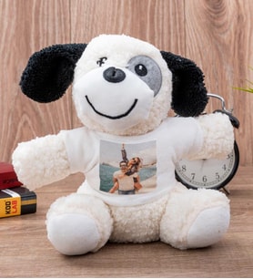 Kişiye Özel Fotoğraflı Peluş Köpek