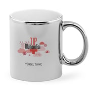BK Gift Kişiye Özel Mesleki Tıp Mühendisi Krom Kupa Bardak  1