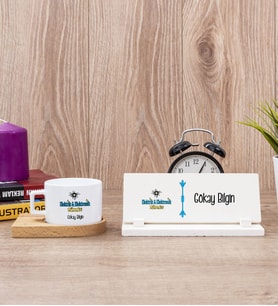 Elektrik Elektronik Mühendisi Fincan ve Masa İsimliği Hediye Seti