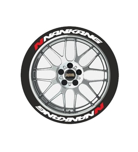 LASTİK YAZISI 8xli NANKANG STIKER 1.SINIF KALİTE SOLMAZ