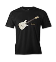 Fender W Siyah Erkek Tshirt
