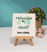 Mekatronik Mühendisi Dekoratif Taş Baskı