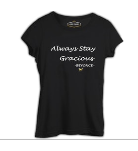 Beyonce - Gracious Siyah Kadın Tshirt