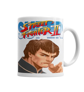 Street Fighter  Fei Long Kupa Bardak Porselen
