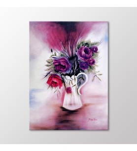 Arty Tablo Sürahide Güller Tablo (Karışık)