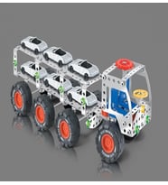 BuildPlay Eğitici Vidalı Metal Model Oto Taşıyıcı Tır 
