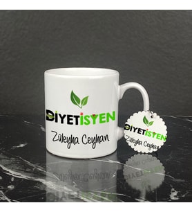 Diyetisyene Hediye Kupa Bardak ve Anahtarlık Set 001