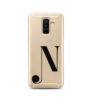 Samsung A6 Plus Harf Tasarımlı Telefon Kılıfı N-Harfi 