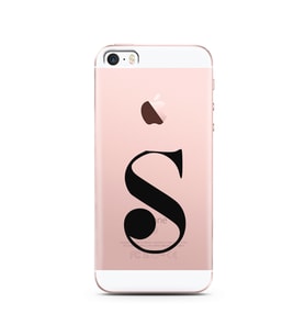 Iphone 5s Harf Tasarımlı Telefon Kılıfı S-Harfi 