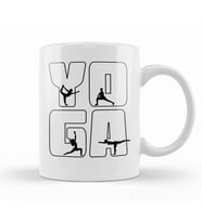 Yoga  Logo Kupa Bardak Porselen