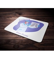 Kişiye Özel Radyolog Tasarımlı Mouse Pad (Renksiz)