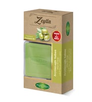 Zeytinyağlı Sabun 125 g (Sabunluk ve Kese Hediyeli!)
